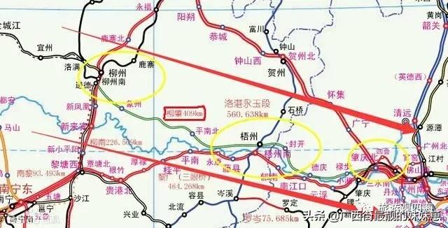 柳肇铁路最新线路走向探讨